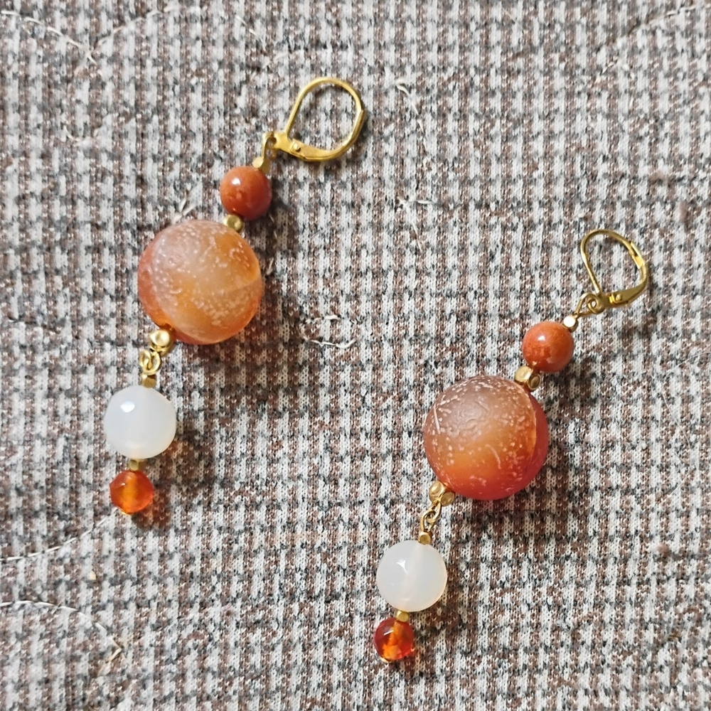 Handmade Carnelian Dangles